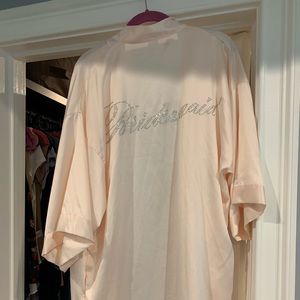 Bridesmaid Silk Robe